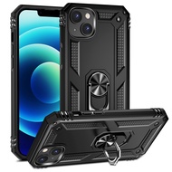 Shockproof Armor Phone Case For Apple iPhone14pro max iPhone14 Plus iPhone13 iPhone12 pro 11 Ring Stand Phone Back Cover