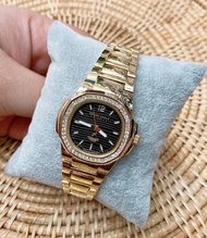 นาฬิกาแบรนด์ Grand Eagle แบรนด์แท้ กันน้ำ ระบบอนาล๊อค นาฬิกาควอทซ์ นาฬิกาผู้หญิง