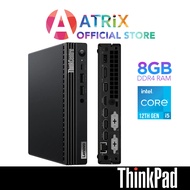 【Express Delivery】ThinkCentre M70q Gen 3 | 11T300A6SG | Intel Core i5-12400T | 8GB RAM | 512GB SSD |