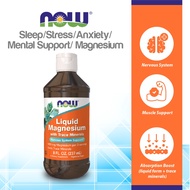 NOW Supplements, Liquid Magnesium with Trace Mineral, Nervous System Support, 8-Ounce (237 ml)