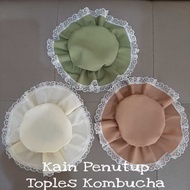 Kombucha Jar Cover Cloth /berenda / + rubber Food Cover