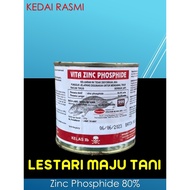 250GM - Vita Zinc Phosphide - (zinc phosphide 80%) Serbuk Hitam / sama mapa zinc phosphide