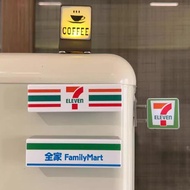 711 Family Mart Lawson Store Magnet Refrigerator Sticker Creative Light Sign Magnetic Light Box Home
