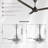 KDK K15V0 / DESIGNER Kipas Siling (150cm/60″) Ceiling Fan Regulator Kipas Syiling Regulator Fan