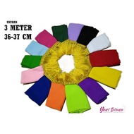 Dance Sampur 3 Meter Long Dance Shawl/ with Long Tassel Lace (Reversible)