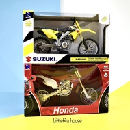 1:12 Scale Honda CRF 250R Dirt Bike Diecast | Suzuki RM-Z 450 | KTM SX-F 350 | License By NewRay