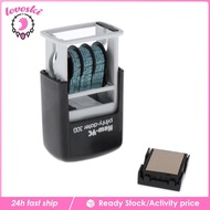 [Lovoski] Self-Inking Date Stamp Business Stationary Stamp H-4mm for Shipping Due Date