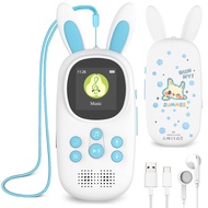 16GB Music MP3 Player for Kids, Cute Bunny Kids Music MP3 Player with Bluetooth, MP3 & MP4 Players w