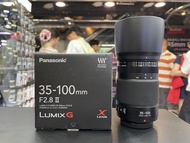 99%新第 二代 PANASONIC 35-100mm  F2.8 LUMIX M4/3 全新一樣 齊盒