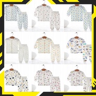 Newborn Baby Long Sleeve Button Pajama Pants Set B1C-03 - RO30-2611 2025 Quality