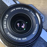 多功能Minolta XD5 + 原廠35mm 2.8光圈鏡頭鏡片清冇花冇霉