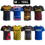 (HARGA BOOM) Baju Jersey Malaysia Lelaki / Men Jersey Malaysia Design  Plus Size / Baju Malaysia Cut