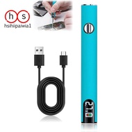 Adjustable Temperature 510 Thread Battery Cart Pen, Rechargeable 650mAh Cordless Soldering Pen with 