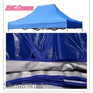 🗳itop *BEST SELLING* PVC Tarpaulin Canopy Canvas Blue Colour Only for 10' x 15' Roof 80cm Tent Kanva Shj utk Kanopi Khe