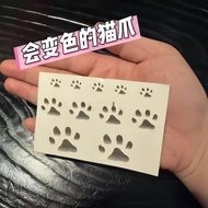 Cat Temperature Change Tattoo Stickers · All Cat Claws Body Temperature Change Color Cute Love Tempe