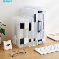 LAFAYE a5 Organize The Box, Transparent Simple A4 File Box, Document Case Durable Portable Folder a4