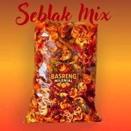 1KG KRUPUK SEBLAK MIX/KRUPUK SEBLAK DAUN JERUK TERLARIS.