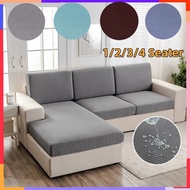 1-4 Seats Universal Slipcover Seat Cover Waterproof Sofa Cover Sarung Sofa Protector Elastic Stretch