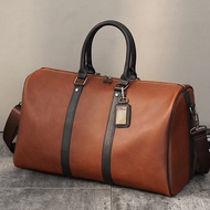 Large Capacity Travel Bags Retro Men Gym Bags Leather Weekender Bags Fashion Man Duffel Bags