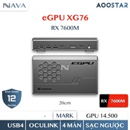 Egpu AooStar XG76XT | Card Đồ Họa Ngoài Radeon RX - 7600XT 7600M | Sạc USB4 & OCuLink Hiệu Suất Cao