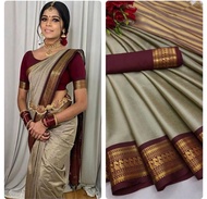 Cotton silk saree