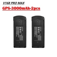全新,全新, แบตเตอรี่ GPS ของแท้ 7.4V 3000สำหรับแบตเตอรี่โดรน V168Pro MaxV168 PRO MAX อุปกรณ์เสริมควอดคอป