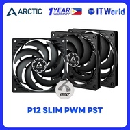 ARCTIC P12 Slim PWM PST 3-Pack - 120mm Case Fan / 2100RPM / Low Profile / ACFAN00275A itw