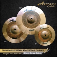 Arborea Cymbals B20 Ghost Series Splash 8" 10" 12" Soma Music