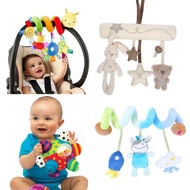 {MENGHONG} Soft Infant Crib Bed Stroller Toy Spiral Baby Toy For Newborns Car Seat Educational Rattles Baby Towel Baby Toys 0-12 Months - Baby Rattles  amp; Mobiles - AliExpress