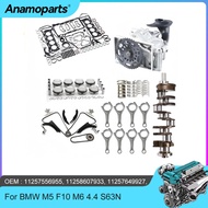 Engine Parts Crankshaft Gasket Piston Timing Chain Connnecting Rod Oil Pump Set Fit 4.4 L V8 Gas S63