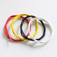 Diy Parts 20Meters 22 AWG Single Coil Guitar Pickup Wire Braided For Wires IN Red Yellow