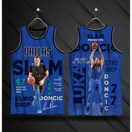 SLAM JERSEY| LUKA DONCIC Dallas Mavericks| CARDS FULL SUBLIMATION JERSEY FREE CUSTOM