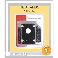 CADDY CADDY CADDY | SECOND HDD CADDY CENTRO SATA 9.5 12.7"/ (SILVER BLACK)