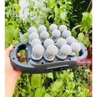 DELADEP 16-Head Massager High Frequency 16-Head Massage Gun Muscle Relaxation Large Area Massager Hi