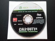 XBOX 360 決勝時刻4：現代戰爭 CALL OF DUTY4 Modern Warfare 裸片 正版電腦遊戲軟體