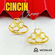 Cincin Clover Emas 916 Original Cincin Emas 916 Tulen Cincin Bajet Emas 916 Cincin Murah Emas Origin