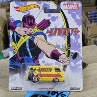 HOT WHEELS PREMIUM 66 DODGE A100 HAWKEYE MARVEL