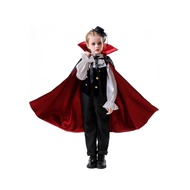 Halloween Vampire Death Hooded Cloak - Cosplay Costume for Kids