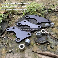 2p Caliper Mounting Bracket Disc 220mm 260mm 300mm Jupiter Z Burhan Fizr F1zr 125z Yamaha Tiara