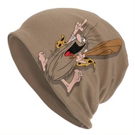 [Funky Caveman Beanie] BIIHUDU Men's Soft Warm Caveman Beanie Hat | Funky Cartoon Design, Brown Nove