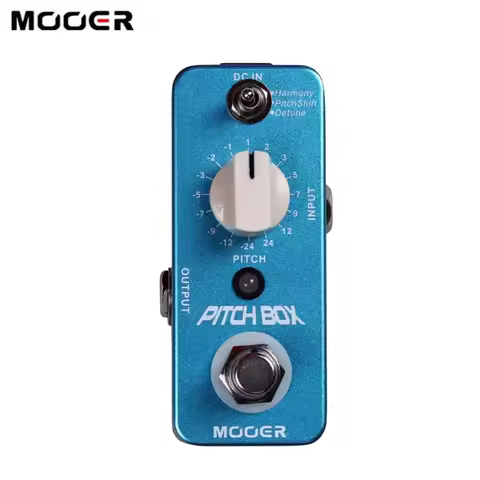 Mooer drop pedal harmonizer guitar pedal mooer pitch box mps1 octave guitar effect pedal