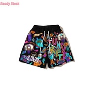 Casual Shorts Undrafted "ELEMENTAL" Mesh Men Short (Black) Preppy Style Sports Shorts 2026 New Youth