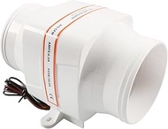 ZUQABI 12V In Line Marine Bilge Air Blower Fan Yacht RV Bus Engine Boat Bilge Ventilation Exhaust 3i