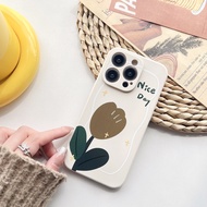 Fashion Photo Frame Rubik's Cube White Tulip Flower Cartoon Phone Case For iPhone 7 8 Plus SE2 X XR XS Max 14 13 12 11 iPhone14 Cover