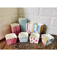 Cupcake paper/muffin/chiffon/muffin cup/cupcake cup square (1 pack 25pc) paper cup