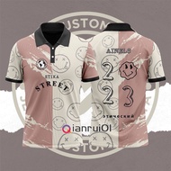 2023 Retro Collar Jersey Baju Raya Viral Lelaki Streetwear Japanese Jersi Viral Murah Lelaki Kanak Kanak Berkolar Full Sublimation Baju Melayu