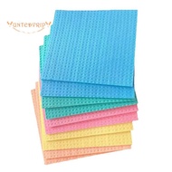 Reusable Dish Cloths Cellulose Sponge Cloth for Kitchen, Absorbent Cleaning Cloth, Multi Colors