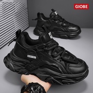 GIOBE-black shoes for men men chunky shoes white shoes for men black rubber shoes for men sneakers
