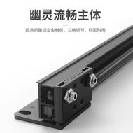 Bedroom sliding door with cushioning, ghost track hardware accessories, bathroom invisible bidirecti