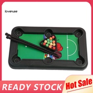 /LO/ Miniature Pool Table Easy to Play Billiards Portable Mini Desktop Billiards Game Fun Stress Relief Toy for Home Develop Hand-eye Coordination Compact Tabletop Billiards